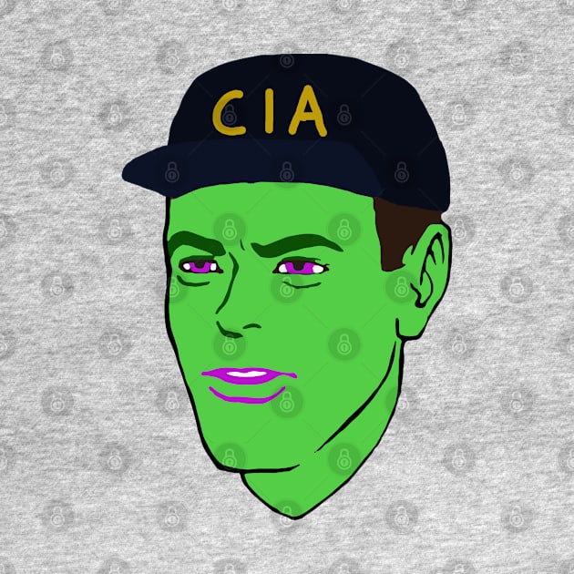 CIA Glow Guy - Meme, Glow In The Dark, Terry Davis by SpaceDogLaika